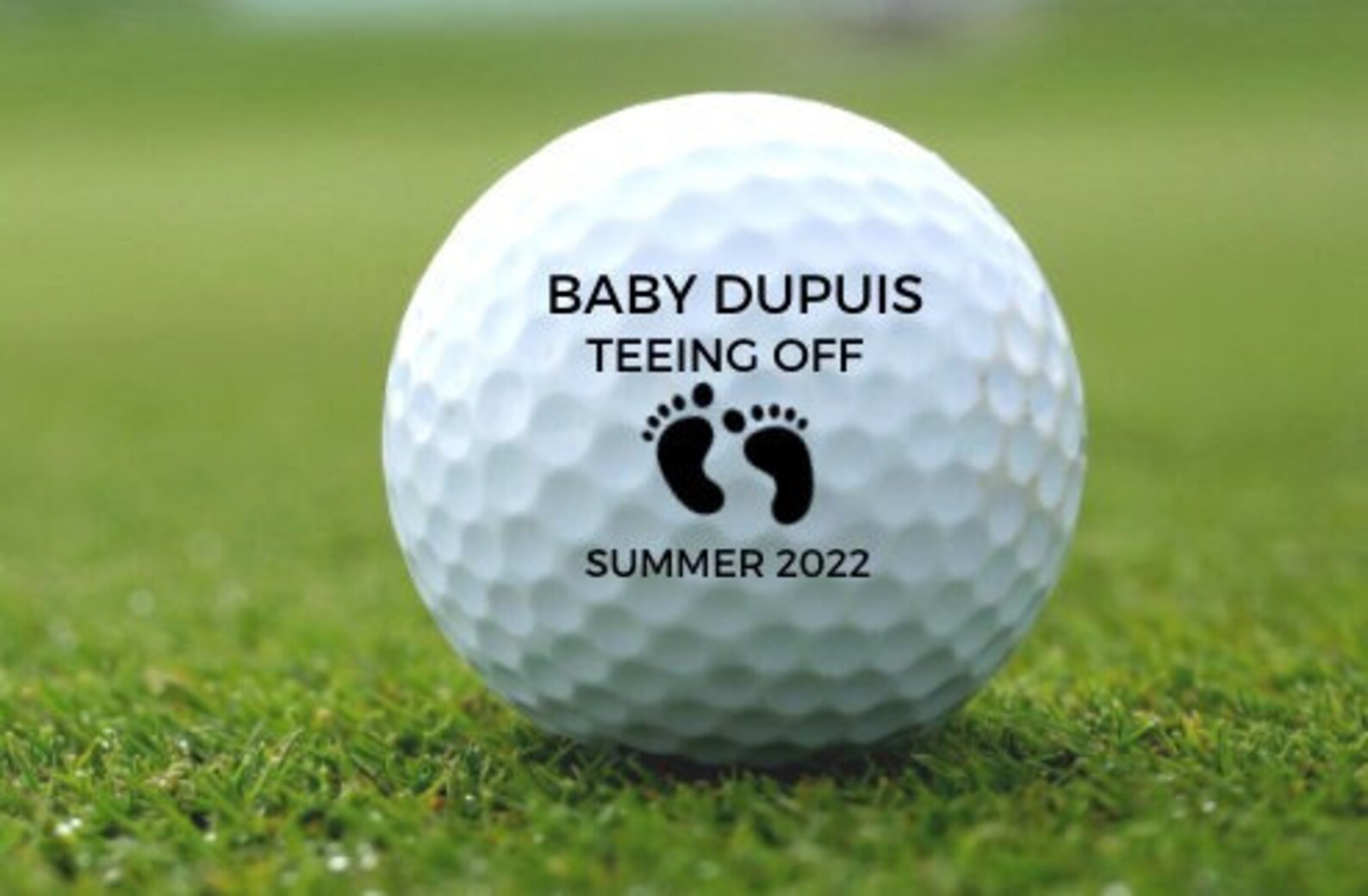 Baby/birth/ Golf Ball Pregnancy Announcement/gender Reveal Etsy