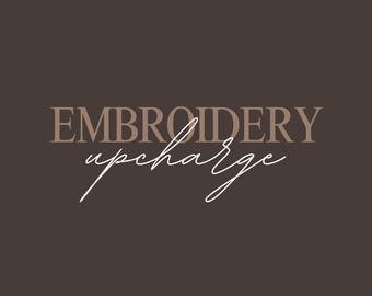 Image Upcharge + Digitize Fee. 2 Bodysuits. Savannah