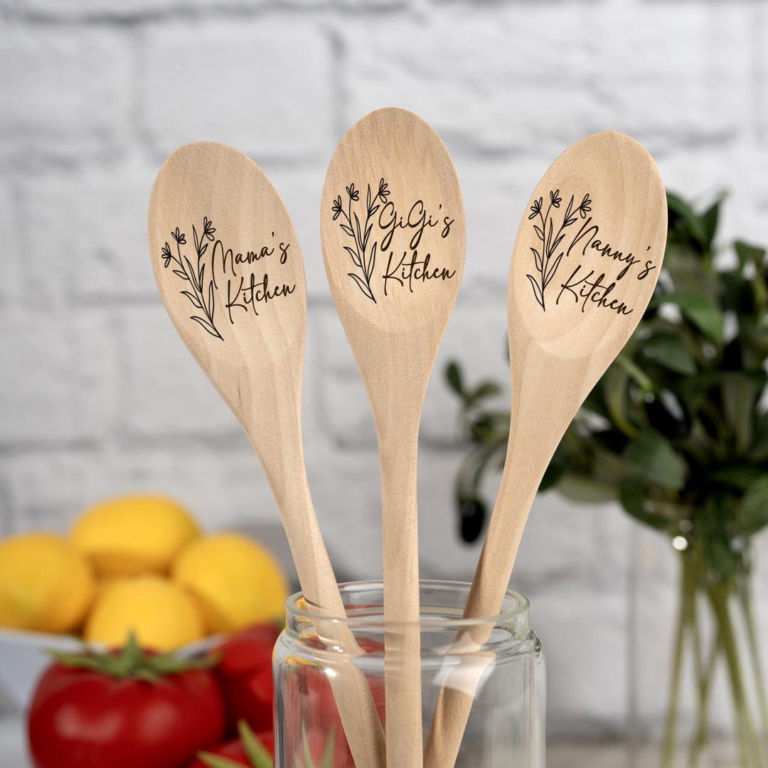 Cuillère En Bois Personnalisée Pour Cadeau De Grand-mère Cuisine De Grand-mère Cadeau De Nana Pour Les Grands-parents Annonce De Grossesse Cuire Avec Amour Cadeau De Fête Des Mères - Canada