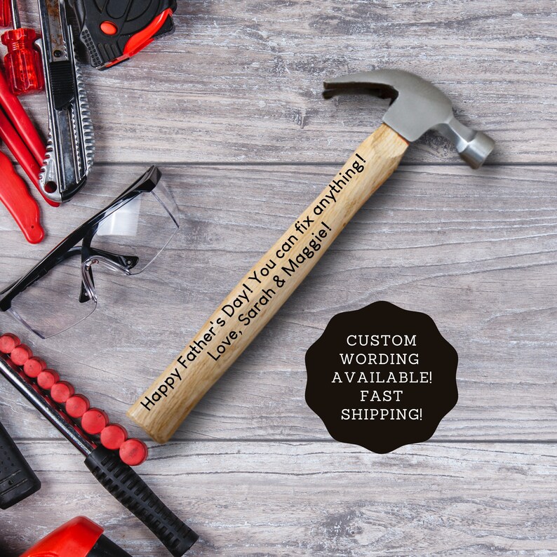 Engraved Hammer Father's Day Gift Gift for Dad Etsy