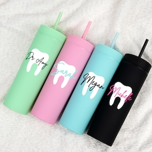 Dental Assistant Gifts, Dental Hygiene Gifts, Dental Hygienist Gifts, Dental Assistant Cup, Dentist Gift for Women, Personalized Tumbler