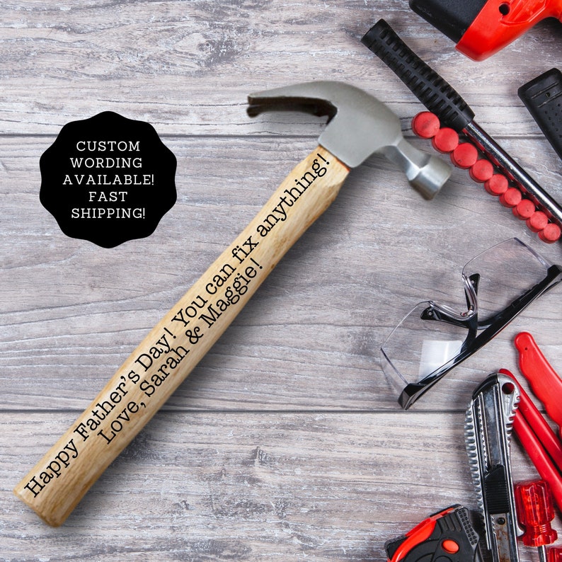 Engraved Hammer Father's Day Gift Gift for Dad Etsy