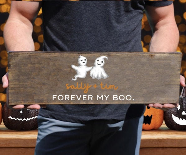Personalized halloween decor sign halloween decor couples Etsy