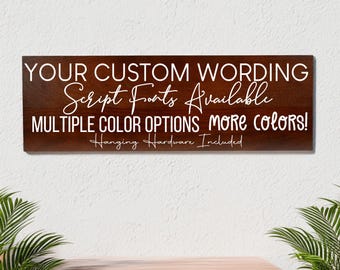 Custom Sign, Custom Wood Sign, Custom Plaque, Custom Kitchen Wall Signs, Customized Wooden Sign, Personalized Wood Signs, Door Signs