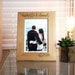 Wood Frame - Custom Picture Frame, Engagement or Wedding Gift for Couples, Wedding Day Gift for Mom Grand Parents Dad- Christmas gifts