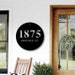 Custom metal address sign, custom street address sign, metal house numbers, address plaque, housewarming gifts, address sign 