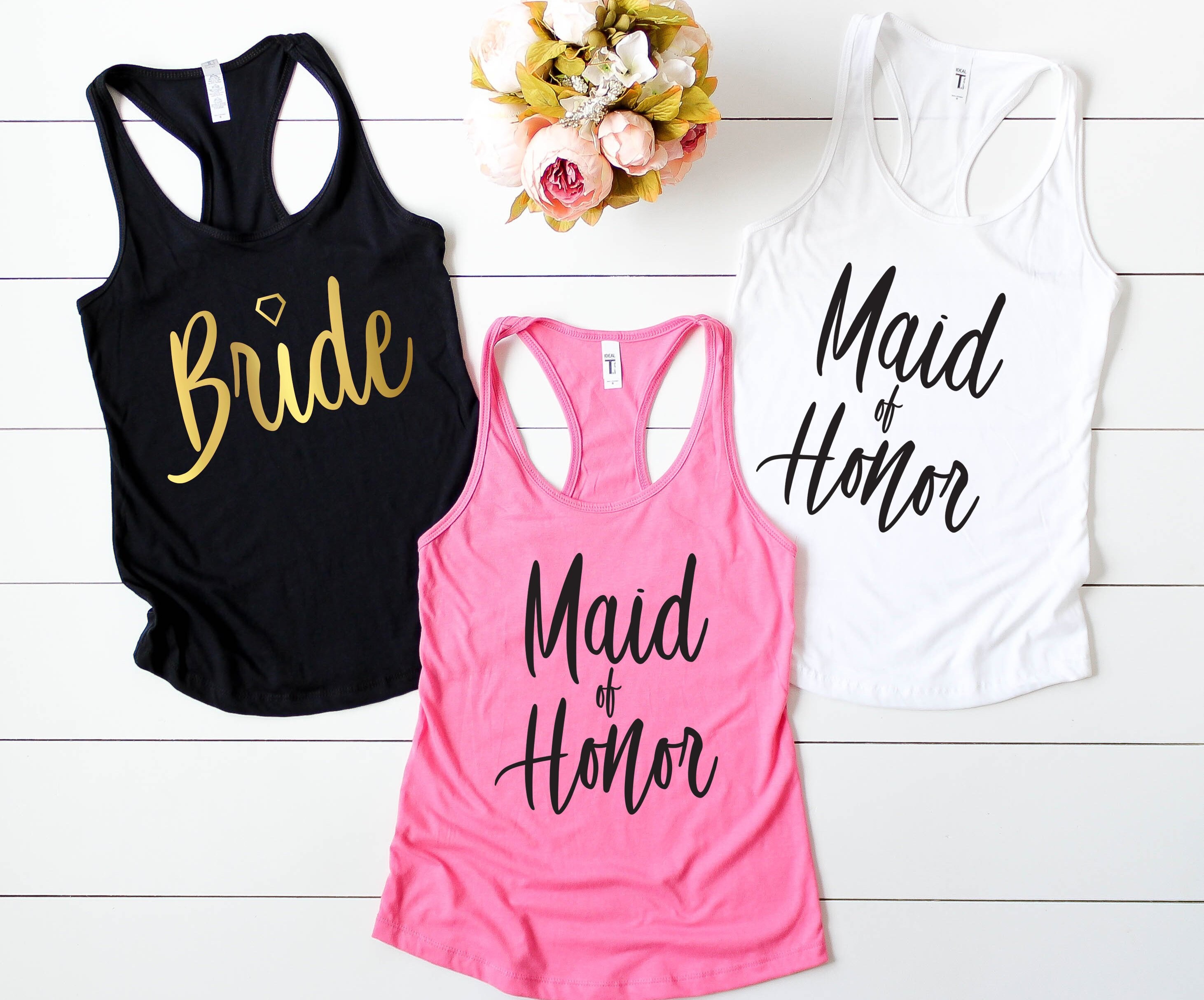 bridal shower tank tops