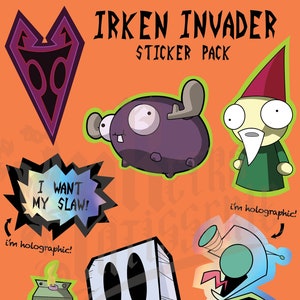 Irken Invader Sticker Pack