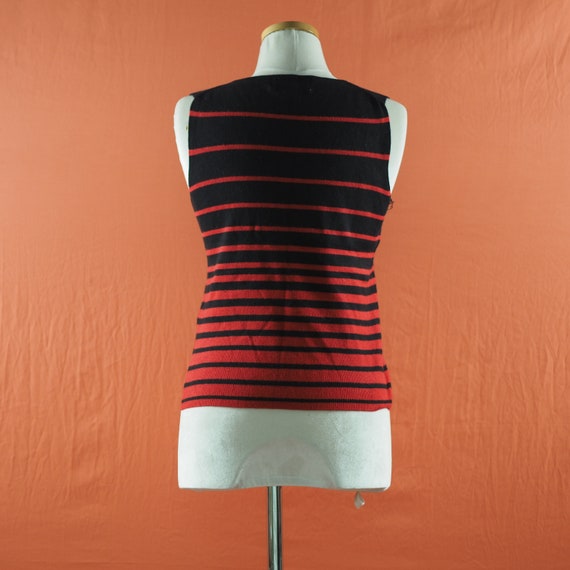 1990s Casual Corner Sporty Striped Top - image 5