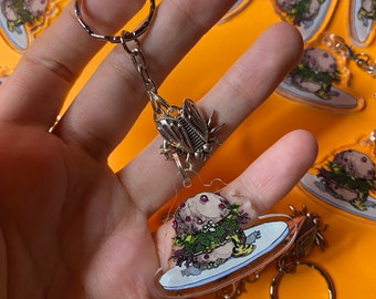 SpongeBob SquarePants Nasty Patty Keychain