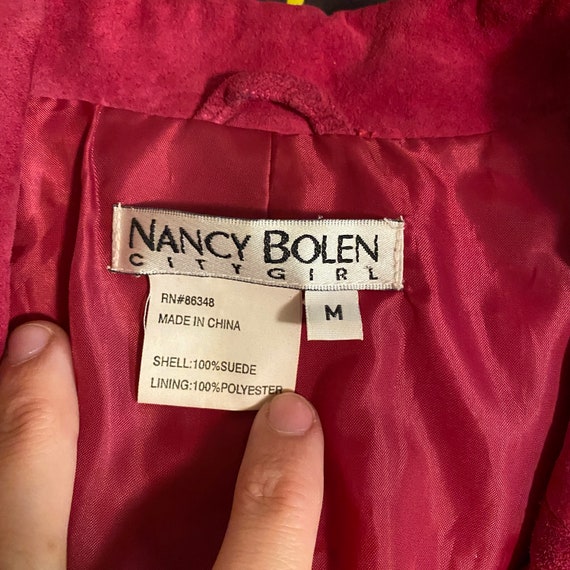 1980s Nancy Bolen City Girl Pink Suede Jacket - Gem