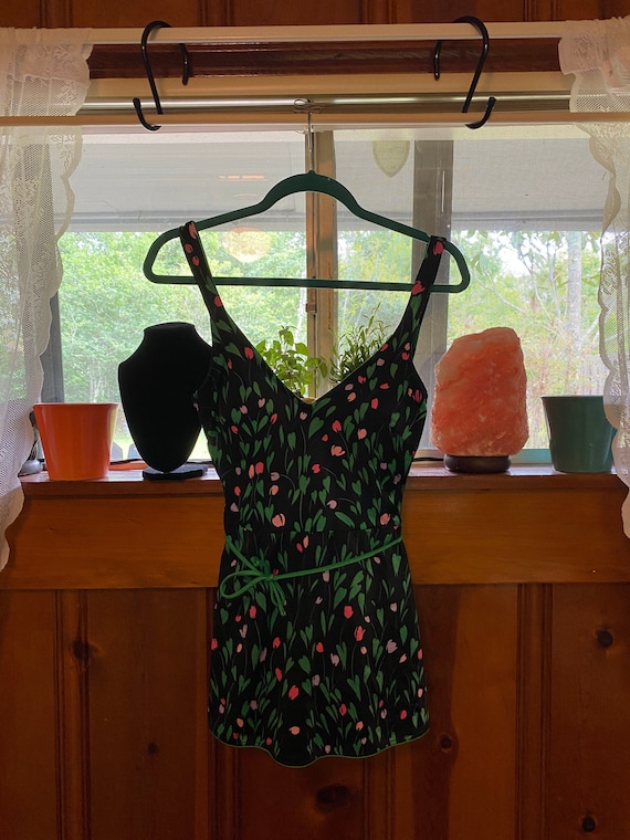1960s Gabar Floral Swimsuit