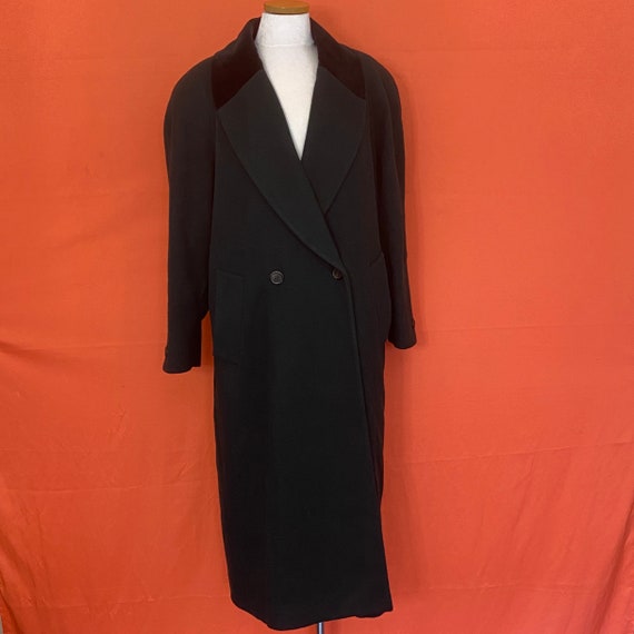 1980s Jones New York Green Wool Overcoat - image 5