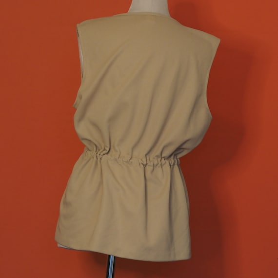 1970s Unbranded Brown Knit Vest - image 3