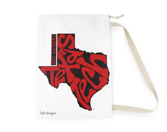 Texas Tech on Texas Laundry Bag