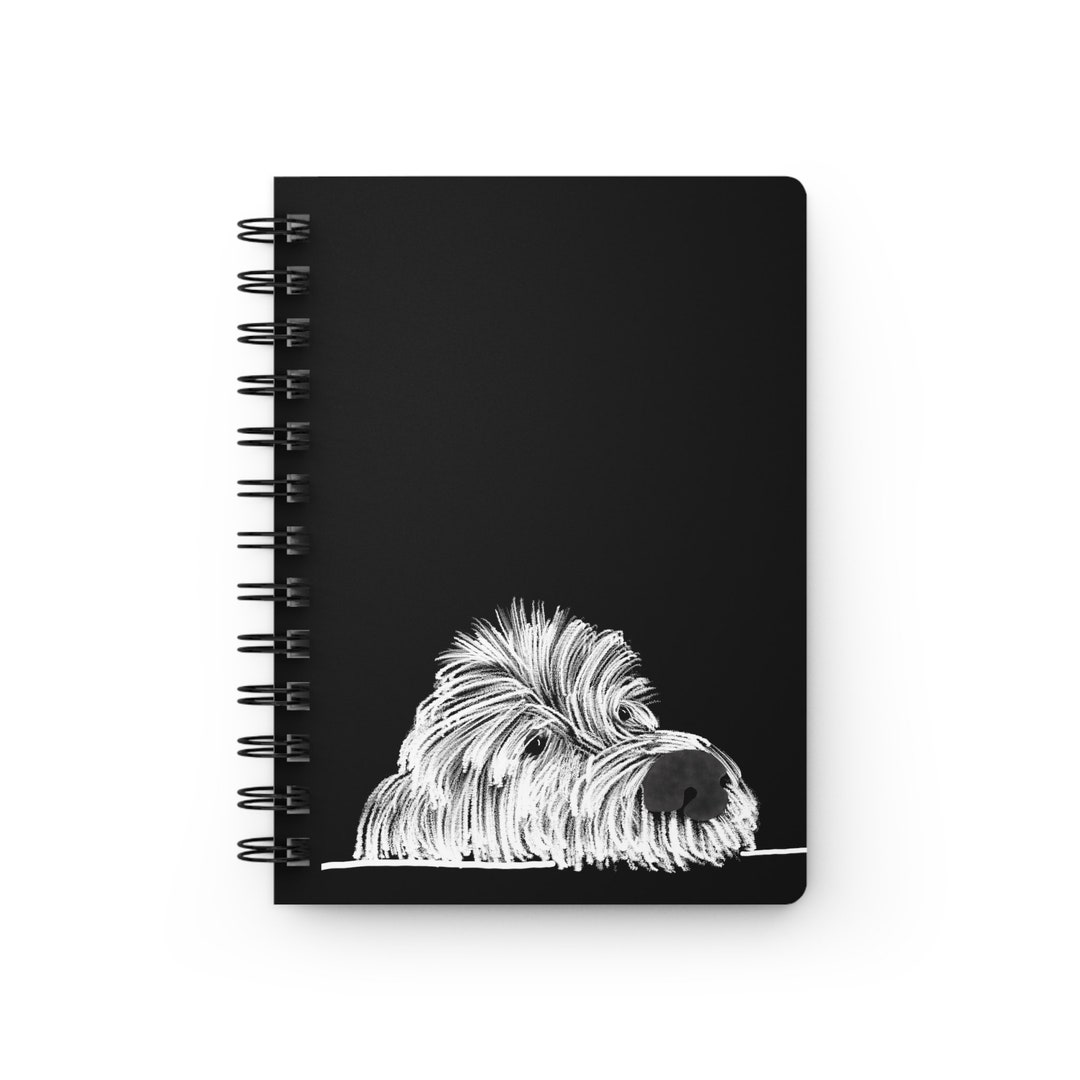 Doodle Spiral Bound Journal Etsy