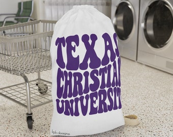 TCU Funky Laundry Bag