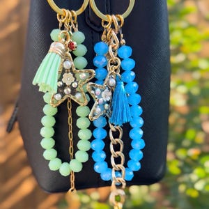 Bag chains with charms, Bag Charms, Lobster claw, Purse Charm, Purse Accessories