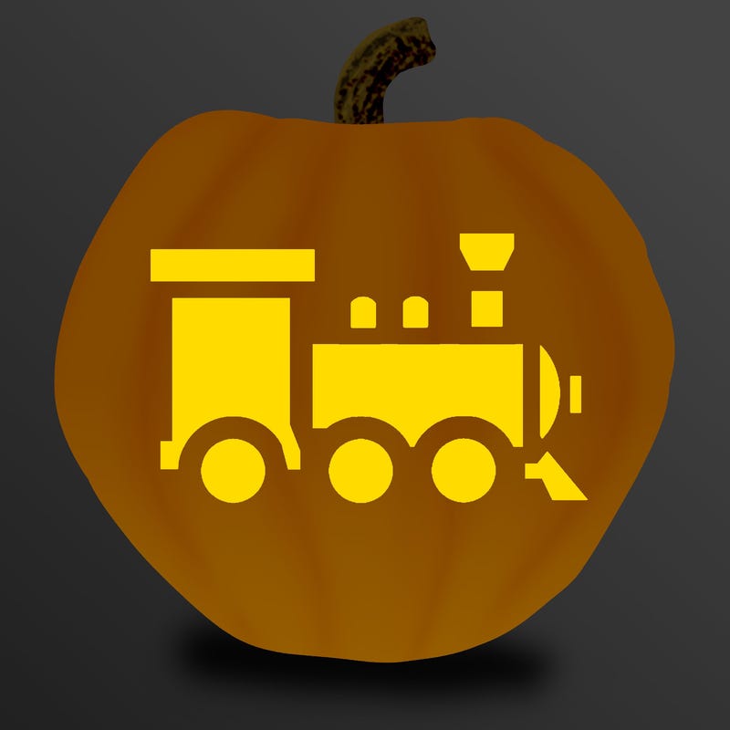 Train Stencil Etsy