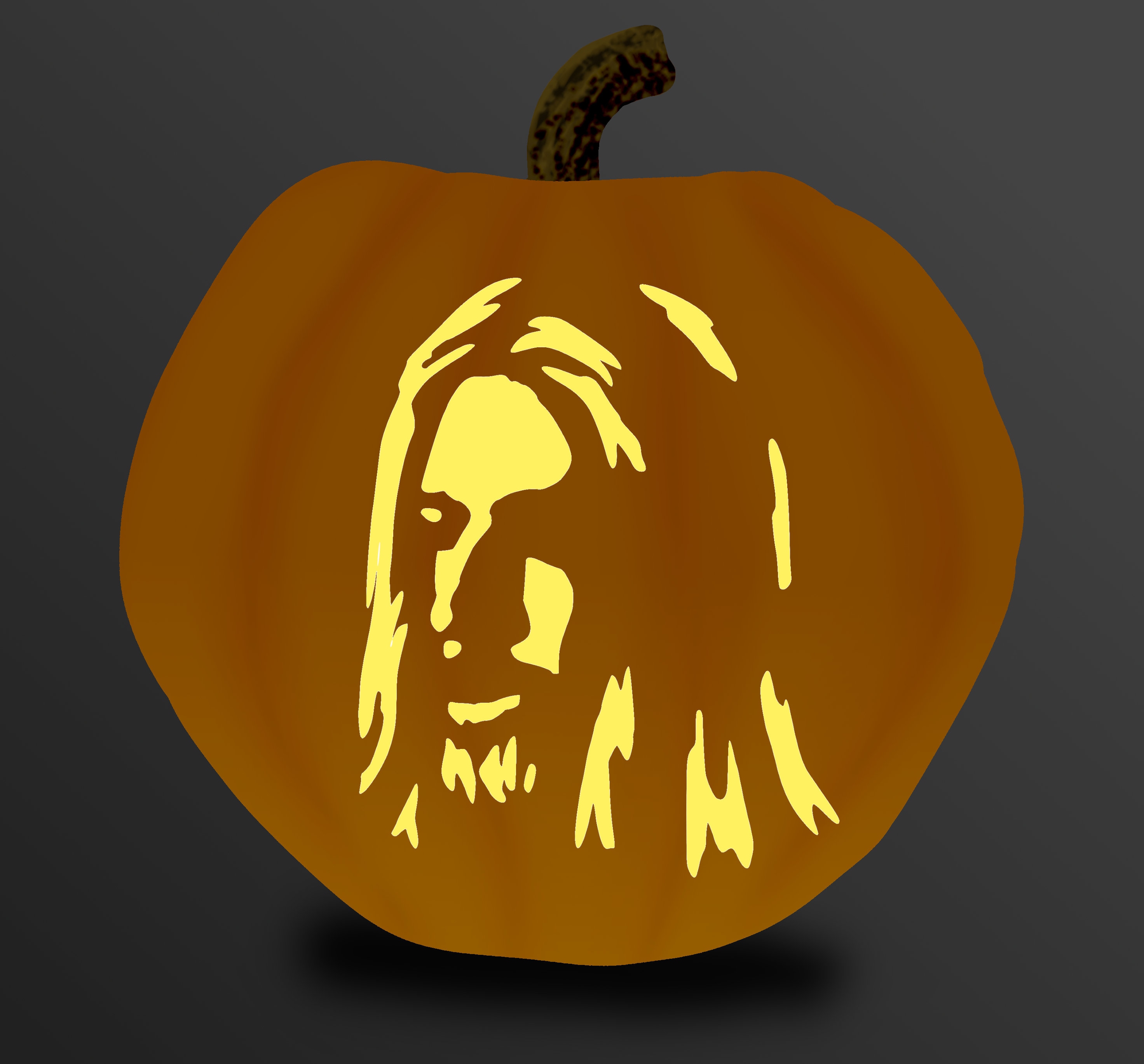 Jesus Pumpkin Stencil Jesus Pumpkin Stencil