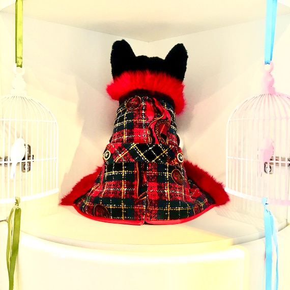 Clothing For Dogs Cats Dog Wardrobe Veri Beautiful Dress Cloak Etsy