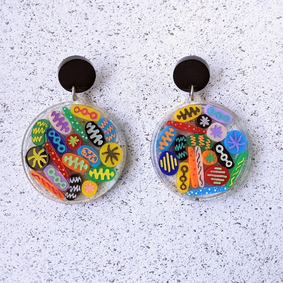 Biology earrings deals