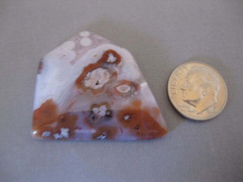 Morocco GS Plume Agate Cabochon