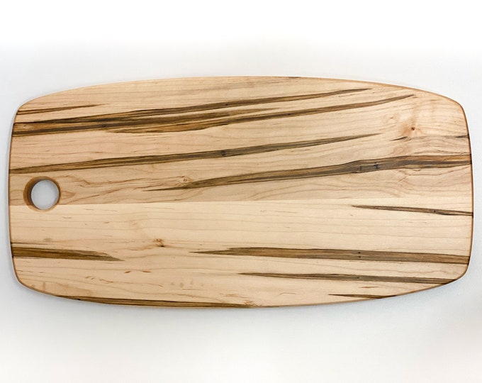 Obround Charcuterie Board  |  Large Ambrosia Maple Walnut Serving Board  |  Large Serving Platter