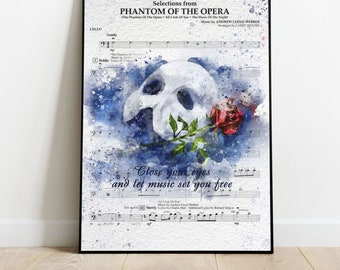 WestEnd Promo Poster Phantom Of The Opera *rare* 