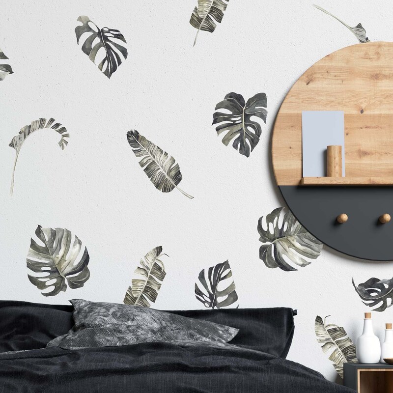 palm-leaf-wall-decals-etsy