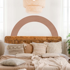 Arch headboard Wall Decal Color Block Sticker, LF183