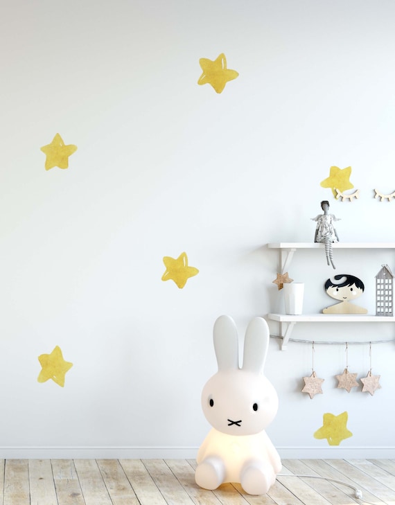 Adesivo Murale Kiwistar Strauss Linee 3D – Decorazione Geometrica 120x60 Cm – Goldgelb