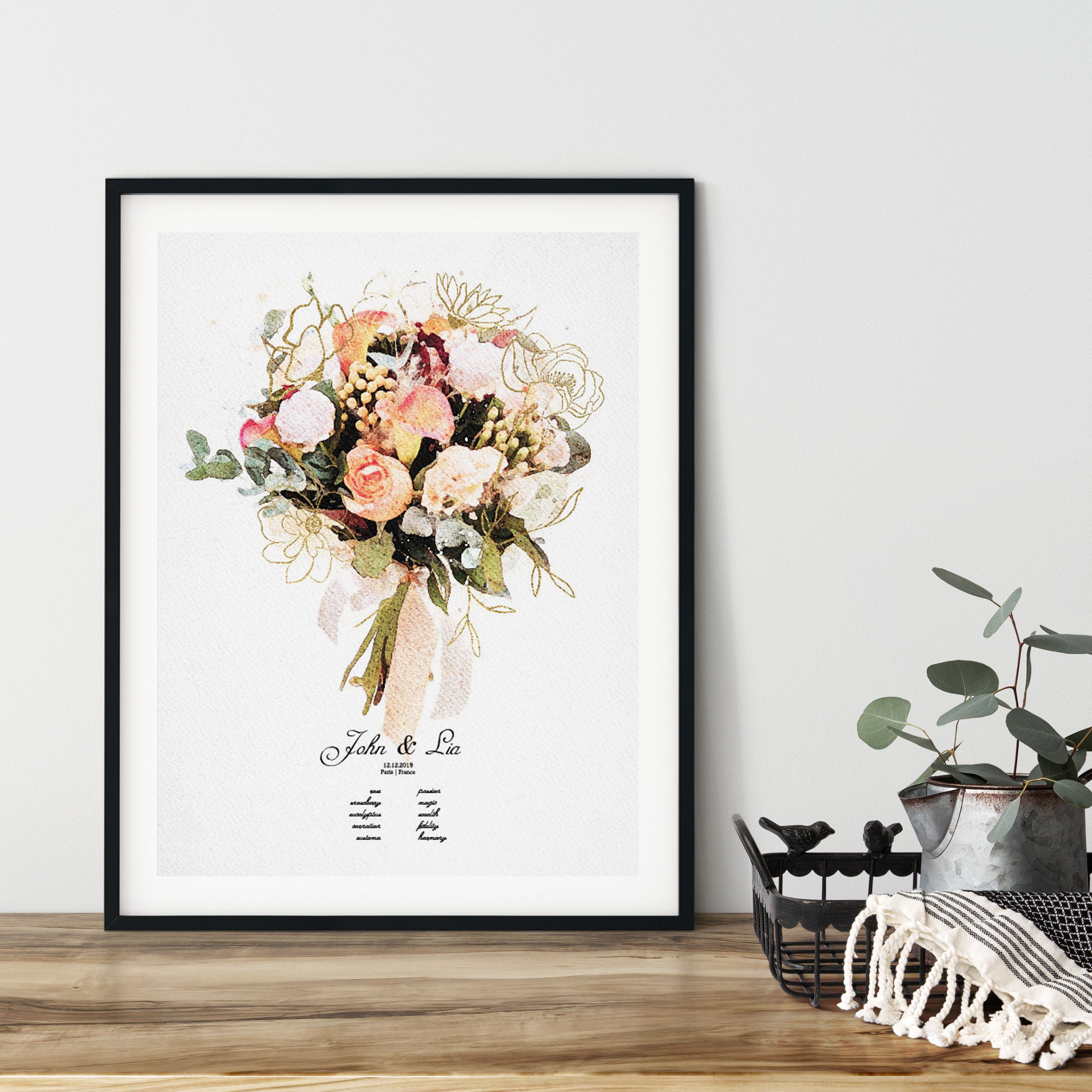 The Bouquet Poster - Etsy