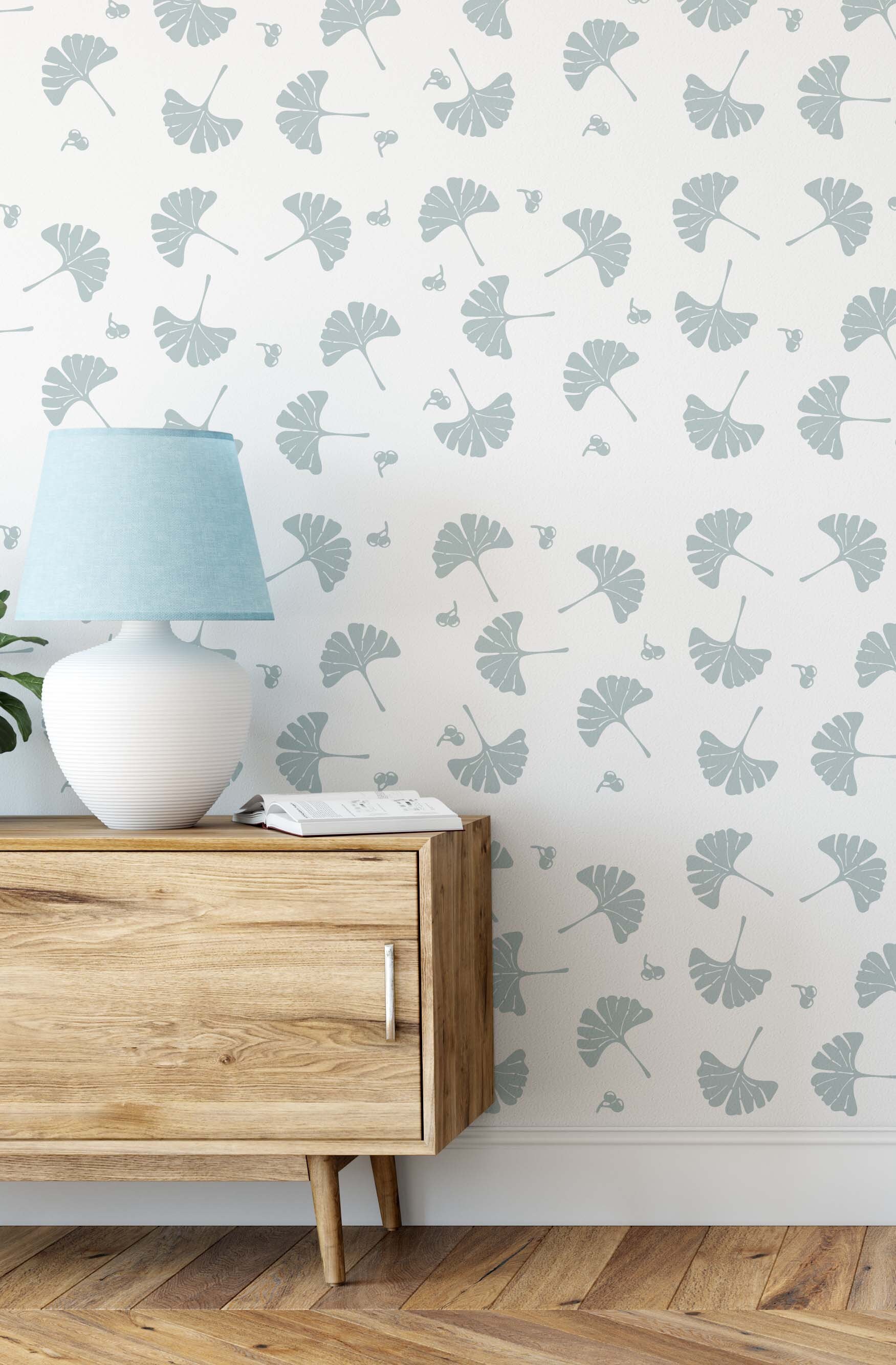 Ginko Tree Leaves Wall Decals Greenery Stickers LF377 Etsy