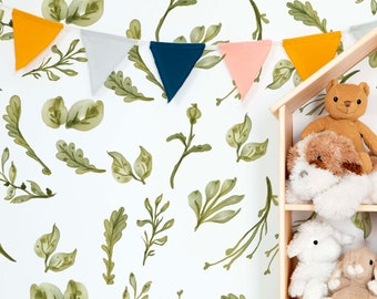 Wandsticker Pflanzensticker Greenery Blatt, LF272