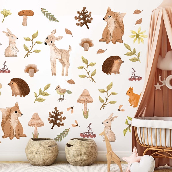 Woodland Decal Etsy