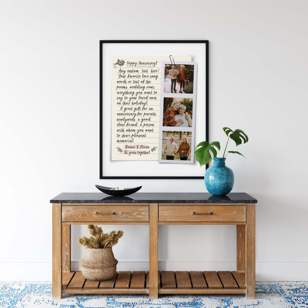 Custom Family Print, Personalized Family Poster, Couple Photo ...