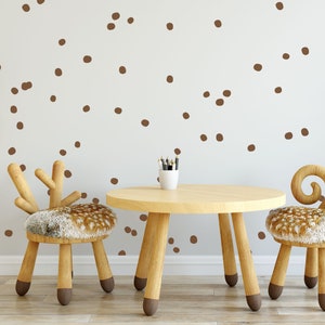 Irregular Polka Dot Wall Decals – Modern Confetti Vinyl Stickers for Nursery or Kids Room Decor, LF079