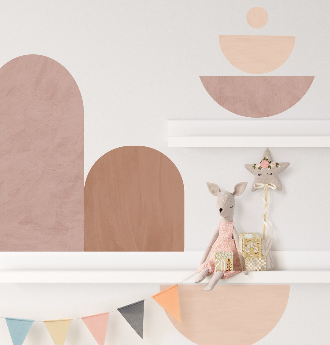 Arch Stickers Set Textured Boho Decor, KL0025 - Etsy
