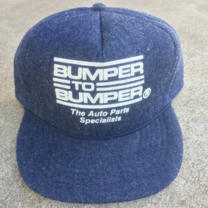 Bumper To Bumper Auto Specialists 5 Panel Foam Insulated Snapback Trucker Hat Vintage 90s Americana