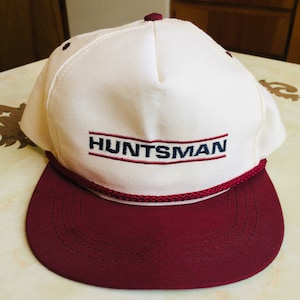 Huntsman 5 Panel Snapback Trucker Hat Vintage 90s Made in the USA!