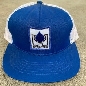 Vintage 90s HYDROTEX Poly/Mesh 5 Panel Snapback Trucker