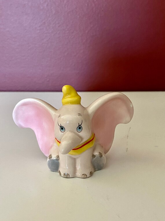 Vintage Dumbo Figurine Classic Walt Disney World Collectible Etsy