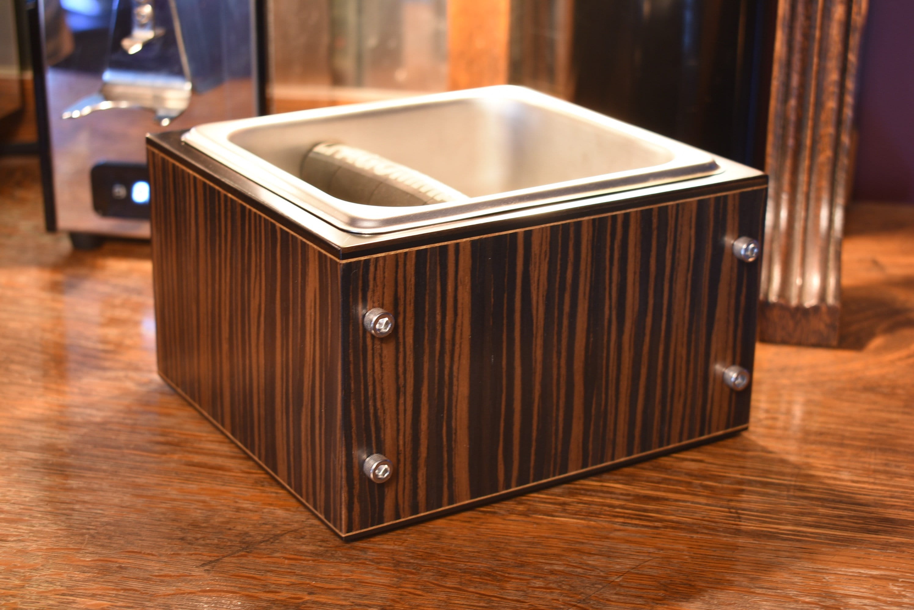 Espresso Coffee Knock Boxexotic Wood Knock Boxwooden Knock Etsy New