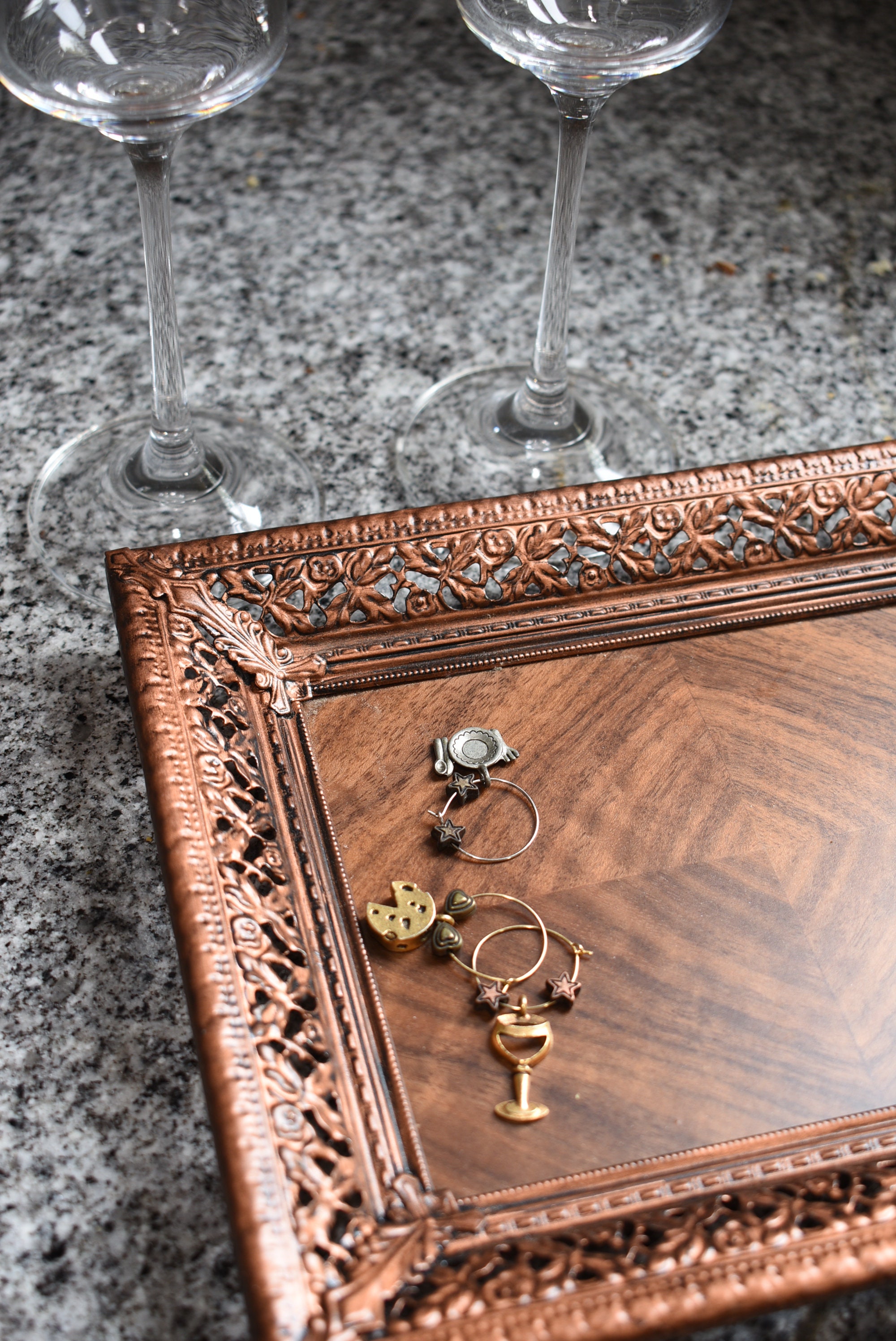 Vanity Tray Upcycled Frame Dresser Tray Jewelry Tray Wine Etsy