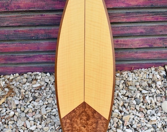 Wooden Mini Surfboard Decor - Etsy