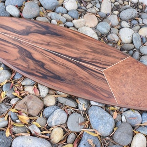 Wood Surfboard Wall Decor - Decorative Surfboard - Beach House Decor - Hawaiian Decor - Beach Lover Gift - Coastal Decor