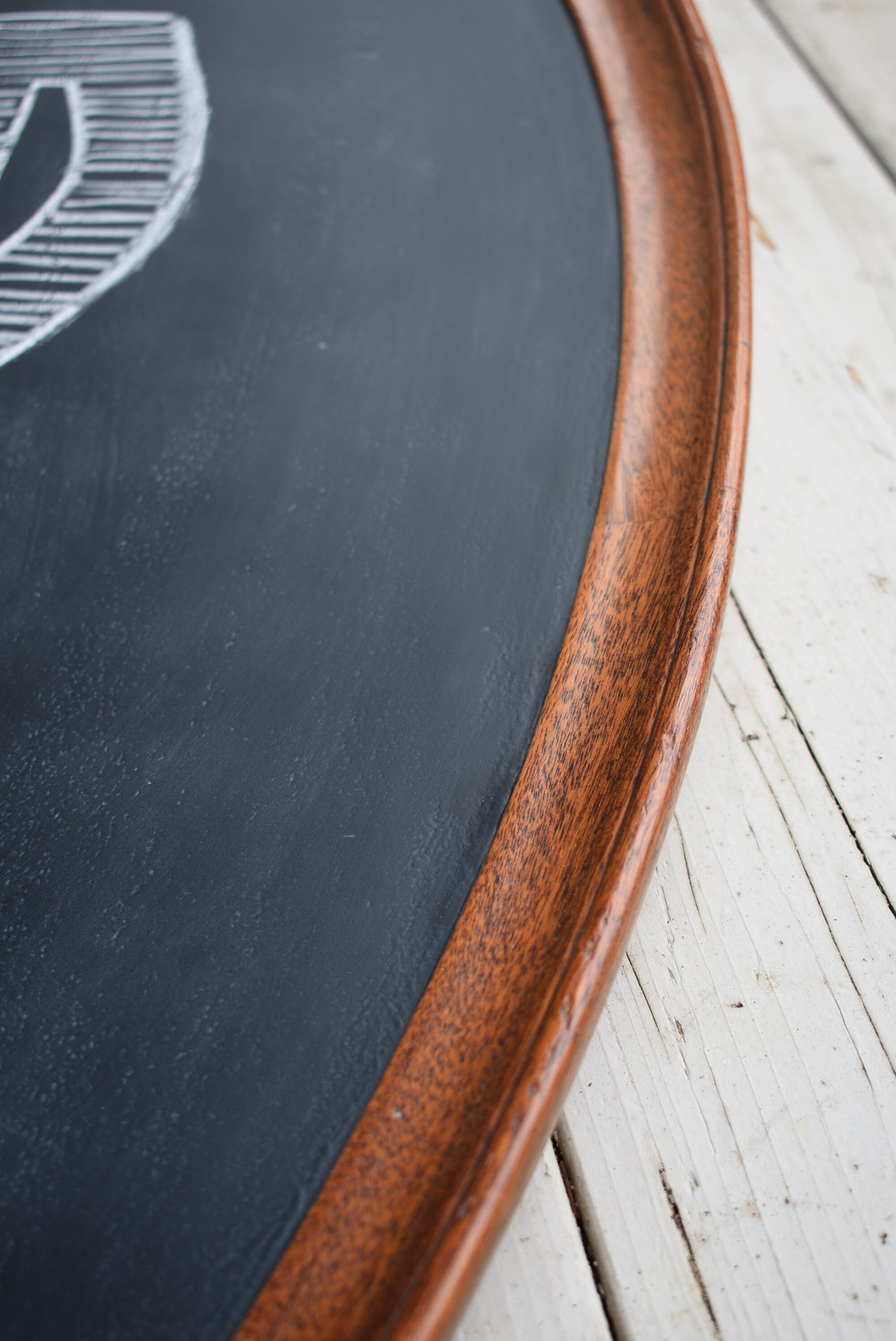 Extra Large Oval Chalkboard Event Chalkboard Framed - Etsy UK