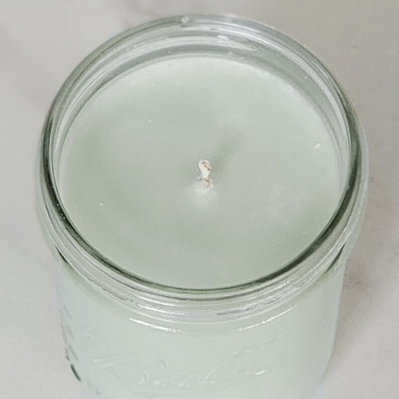 Clean Cotton type Mason Jar Soy Candle 16 oz