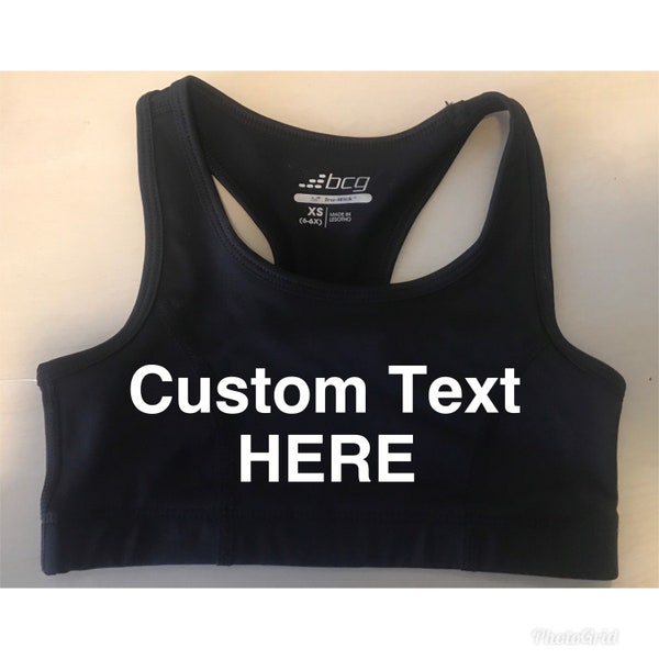 Custom Cheer/Dance Sports bra